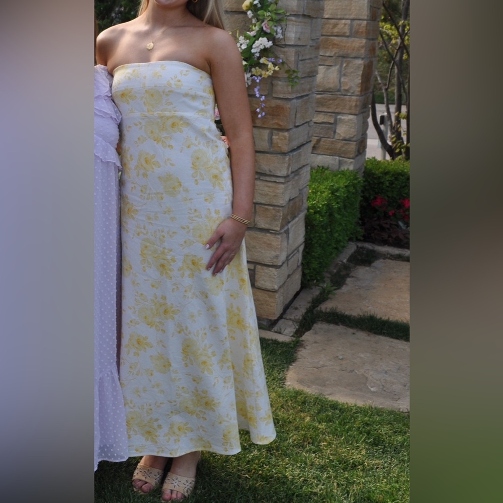 Wayf floral midi dress